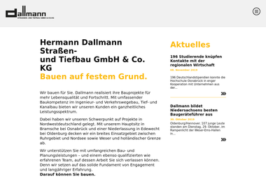dallmann-bau.de - Tiefbauunternehmen Bramsche