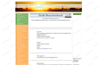 darmstadt-informativ.de/Ernaehrungsberatung/info-2017010113881-ernaehrungsberatung_bensheim_-_schiwa - Ernährungsberater Bensheim