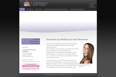 dayspa-hartmann.de - Kosmetikerin Idar-Oberstein