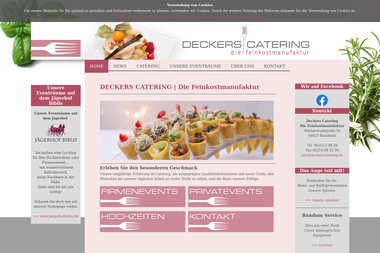 deckerscatering.de - Catering Services Bensheim