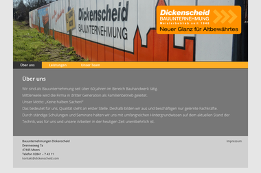 dickenscheid.com - Balkonsanierung Moers