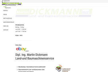 dickmann-landtechnik.de - Landmaschinen Overath