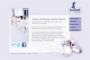 die-ballettetage.de - Tanzschule Dormagen