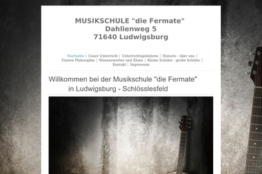 die-fermate--musikschule.de - Musikschule Ludwigsburg