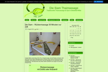 die-siam-thaimassage.de - Masseur Bielefeld
