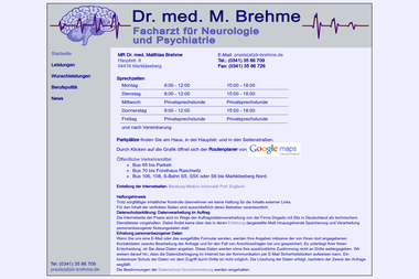 dr-brehme.de - Psychotherapeut Markkleeberg