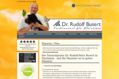 drbusert.de - Tiermedizin Dinslaken