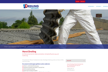 dreiling-asbest-sanierung.de - Abbruchunternehmen Bergheim