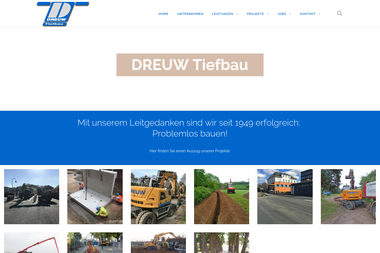 dreuw-tiefbau.de - Straßenbauunternehmen Aachen