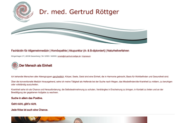 dr-gertrud-roettger.de - Dermatologie Sassenberg