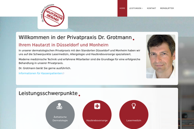 dr-grotmann.de - Dermatologie Monheim Am Rhein