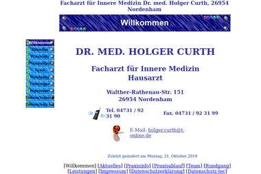 dr-holger-curth.de - Dermatologie Nordenham