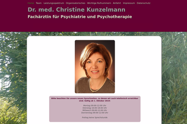 dr-kunzelmann.de - Psychotherapeut Erding