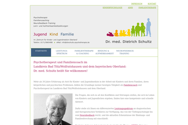 drschultz-psychotherapie.de - Psychotherapeut Wolfratshausen