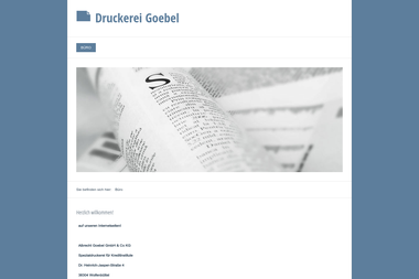 druckerei-goebel.de - Druckerei Wolfenbüttel