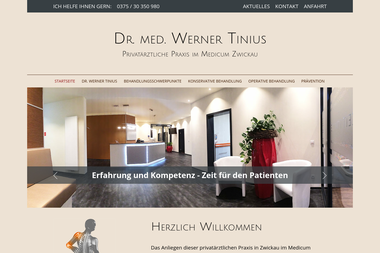 dr-werner-tinius.de - Dermatologie Zwickau