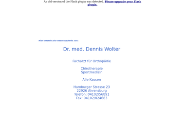 dr-wolter-online.de - Dermatologie Ahrensburg