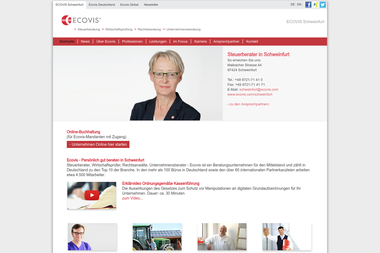 ecovis.com/schweinfurt - Unternehmensberatung Schweinfurt