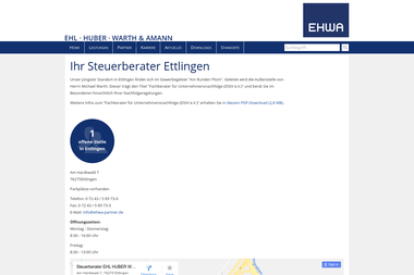 ehwa-partner.de/kontakt/ettlingen.html - Steuerberater Ettlingen
