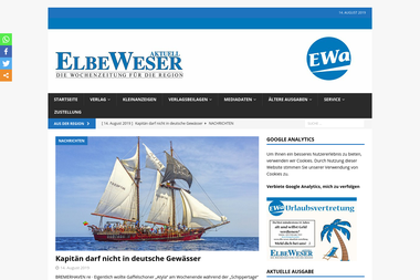 elbe-weser-aktuell.de - Druckerei Cuxhaven