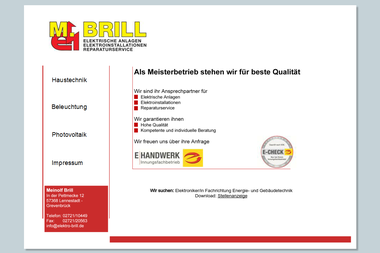 elektro-brill.de - Elektriker Lennestadt