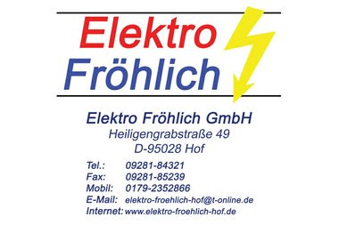 elektro-froehlich-hof.de - Elektriker Hof