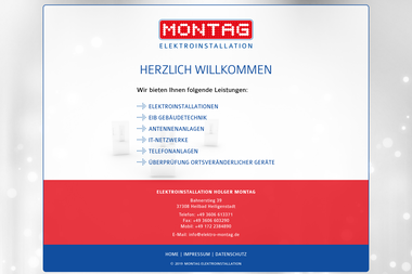 elektro-montag.de/index.php - Elektriker Heilbad Heiligenstadt