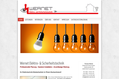 elektro-wernet.de - Elektriker Mannheim