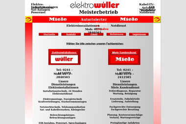 elektro-wueller.eu - Elektriker Aachen