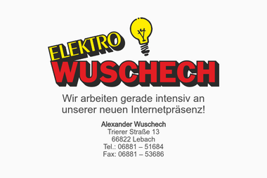 elektro-wuschech.de - Elektriker Lebach