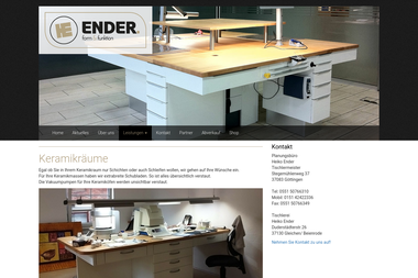 ender-tischlerei.de/leistungen/dentallabore/keramikraume - Möbeltischler Göttingen