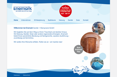 enemark.de/dir_pages/home.html - Wasserinstallateur Bremen