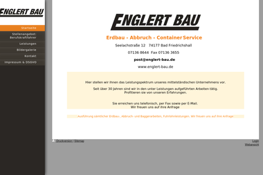 englert-bau.de - Abbruchunternehmen Bad Friedrichshall