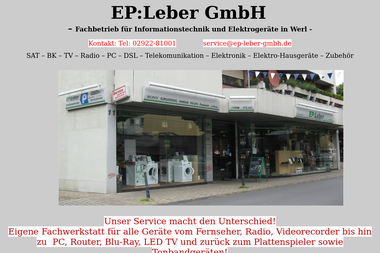 ep-leber-gmbh.de - Haustechniker Werl