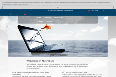 e-presentation.de - Web Designer Ahrensburg