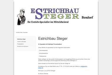 estrich-steger.de - Bodenleger Bendorf