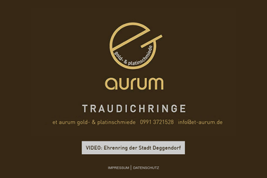 et-aurum.de - Juwelier Deggendorf