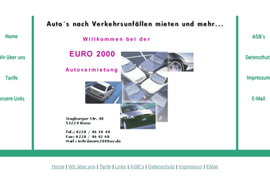 euro2000av.de - Autoverleih Bonn