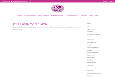 eva-kosmetikstudio-luebeck.de/EVA.html - Kosmetikerin Lübeck