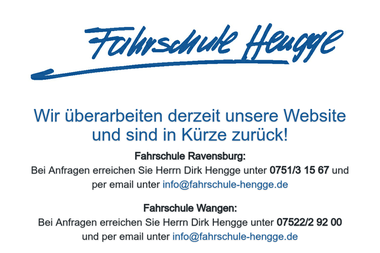 fahrschule-hengge.de - Fahrschule Ravensburg