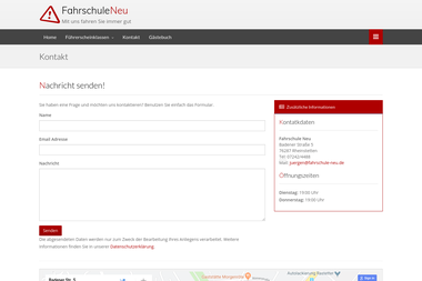 fahrschule-neu.de/kontakt.php - Fahrschule Rheinstetten