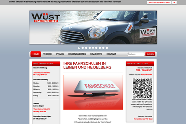 fahrschule-wuest.com - Fahrschule Leimen