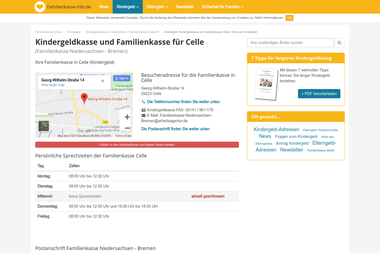 familienkasse-info.de/kindergeldkasse.php - Berufsberater Celle