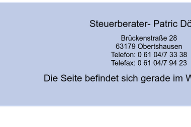 faust-und-doebert.de - Steuerberater Obertshausen