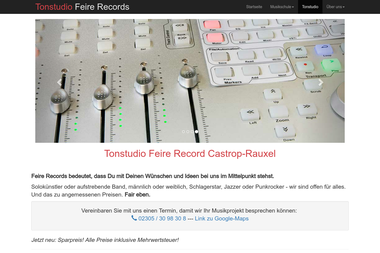 feire-records.de - Musikschule Castrop-Rauxel
