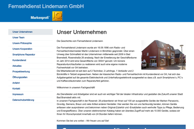 fernsehdienst-lindemann.de - Elektroniker Bad Bramstedt