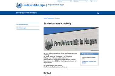 fernuni-hagen.de/stz/arnsberg - Kochschule Arnsberg