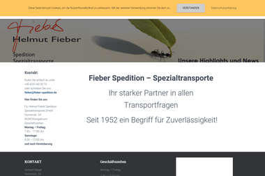 fieber-spedition.de/index.php - Kleintransporte Königsbrunn