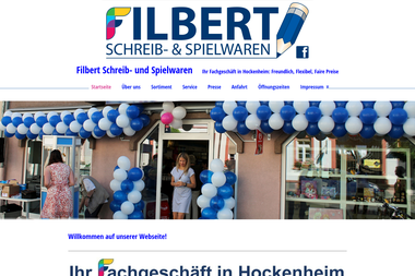 filbert-schreibwaren.de - Geschenkartikel Großhandel Hockenheim