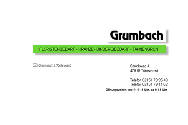 firma-grumbach.de - Blumengeschäft Tönisvorst